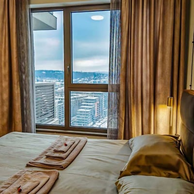 Rental of a modern 3-room apartment, 81 m², Belgrade, Serbia